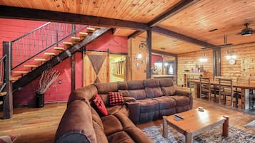 TV, fireplace, DVD player