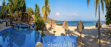 Piscine extérieure, piscine chauffée