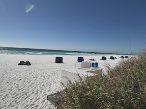 On the beach