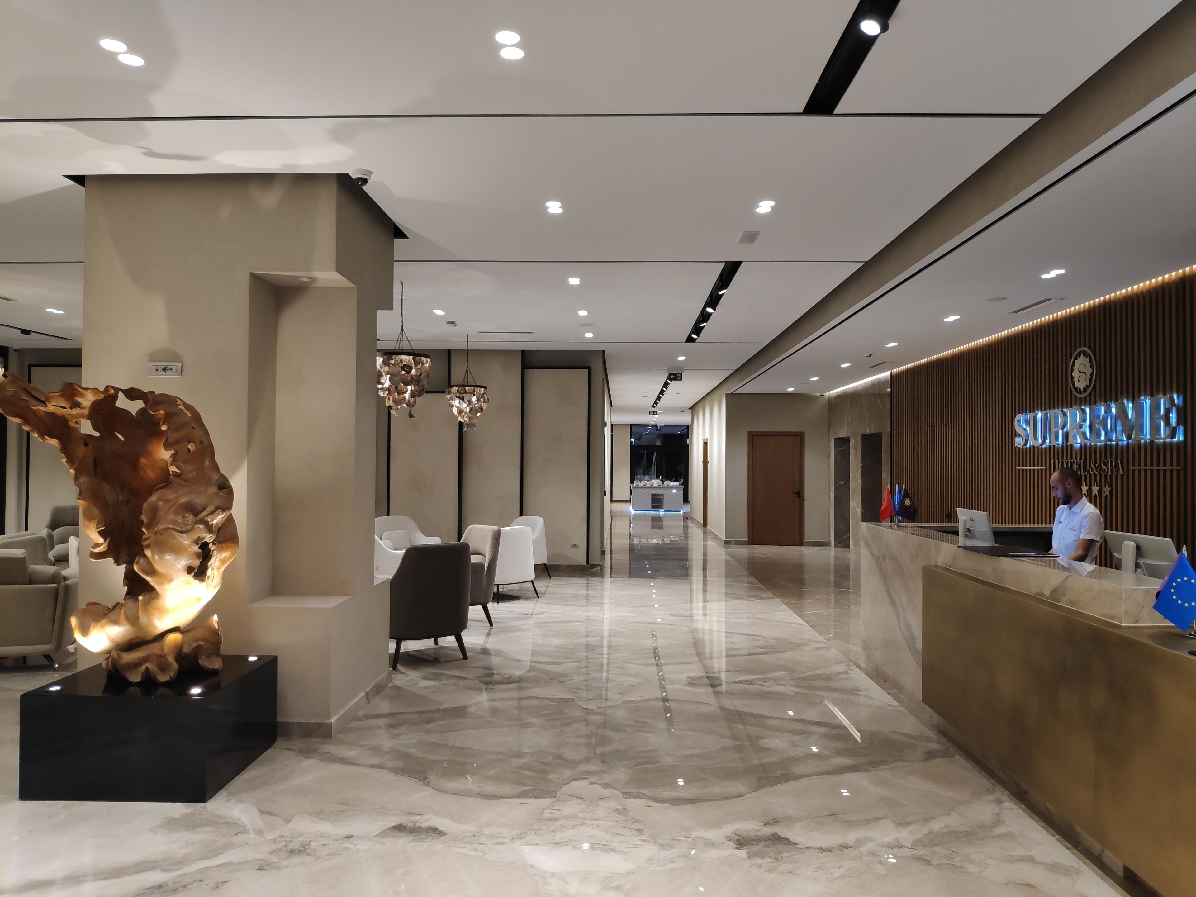 Interior entrance