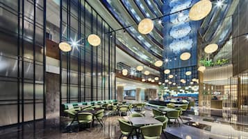 Lounge i lobbyen