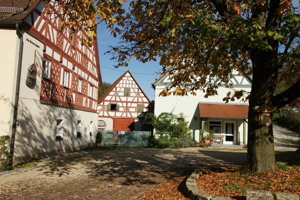 Hofansicht Ferienwohnung Brehmer-Knauer