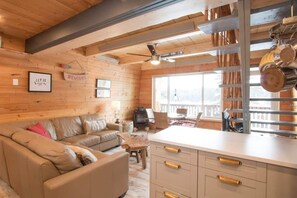 TV, fireplace, DVD player, offices