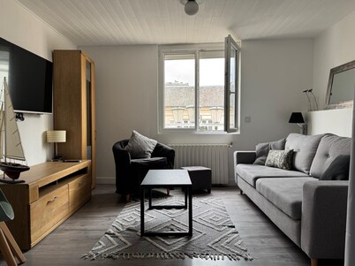 Renovated fisherman's house in 2026 in the center of TROUVILLE