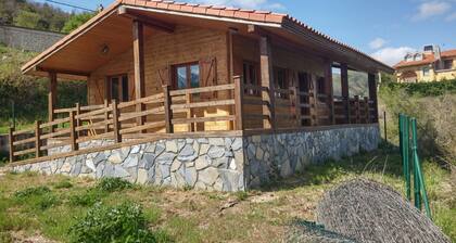 Beautiful wooden house with stunning views