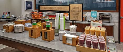 Free daily buffet breakfast