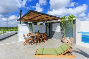 Terrace/patio - Unique Penthouse Tulum with Private Rooftop (Tulum)
