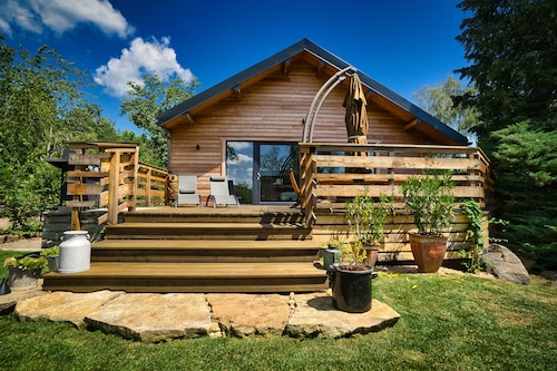 Chalet TOUT CONFORT et CHALEUREUX en lisière de forêt - PISCINE
