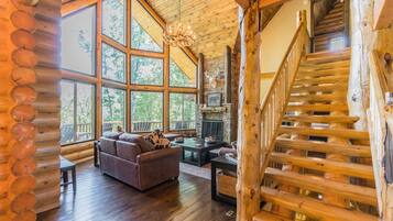 Älytelevisio, takka, videopelejä, pöytäjalkapallopöytä