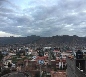 Blick von der Unterkunft