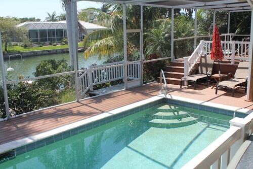 Tigertail Area, Pets-Friendly, Heated-Pool, On Canal, Southwest Exposure, Dock