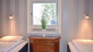 2 makuuhuonetta, ilmainen Wi-Fi, vuodevaatteet