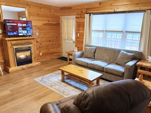 Televisor intel·ligent i llar de foc 