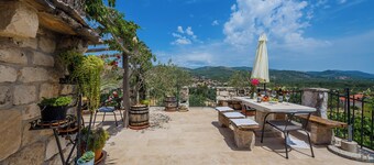 Holiday home Ganče * quiet location, large terrace with BBQ, free WiFi