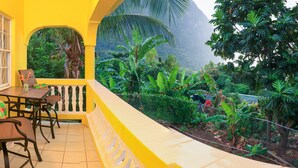 Luxury Bungalow, Multiple Beds, Mountain View | Balcony view - Vance Villa (Soufrière)
