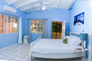 Bungalow Cao cấp, nhiều giường, quang cảnh núi | Bộ đồ giường cao cấp, chăn bông, trang trí khác biệt