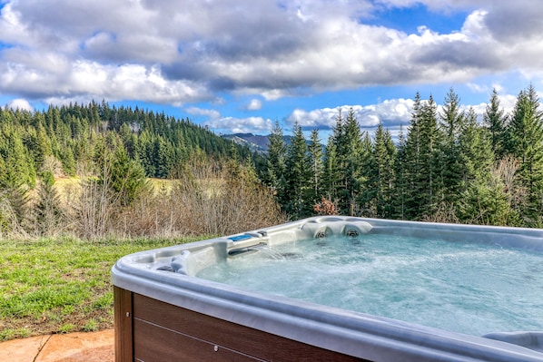 Bain à remous extérieur