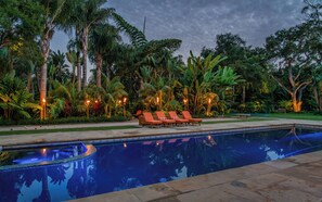 Una piscina climatizada