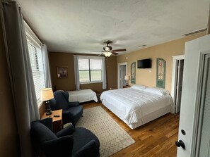 3 bedrooms, iron/ironing board, travel cot, WiFi