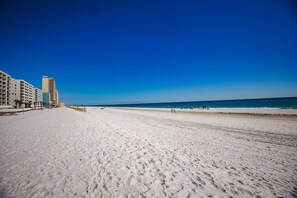 On the beach