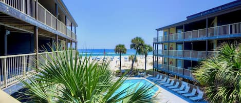 Sandpiper View of Pool and Gulf