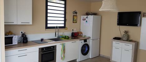 Microwave, oven, dishwasher