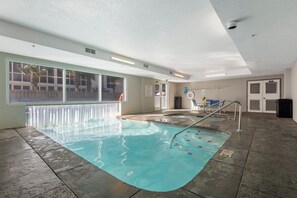 Indoor pool, a heated pool