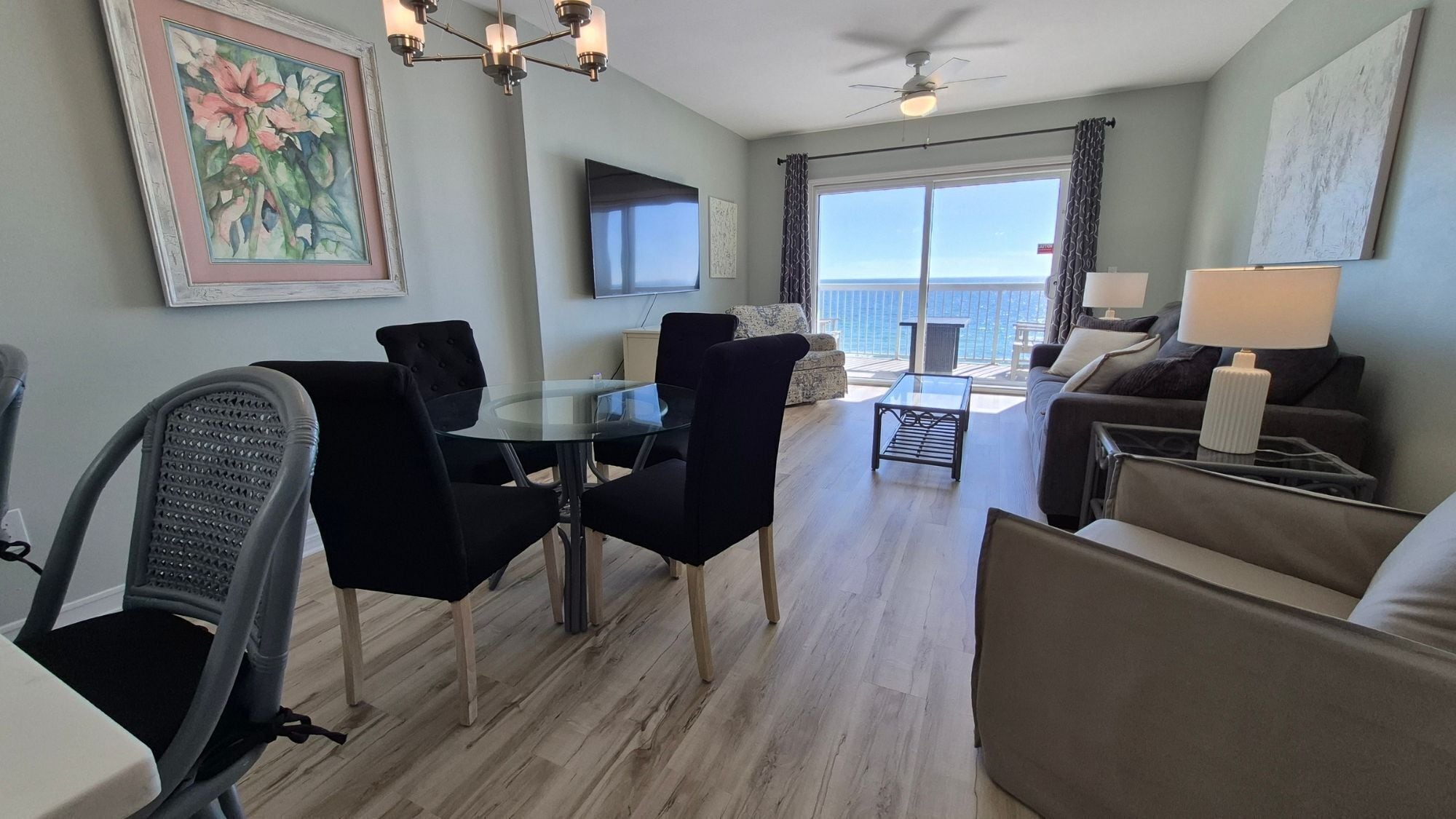 TV, DVD player, stereo