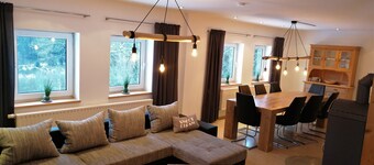 Hier hast Du Zeit! Ferienwohnung für 6+2 Pers. Wanderwege vor der Haustür.