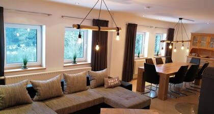 Here you have time! Vacation apartment for 6+2 pers. Hiking trails on the doorstep.