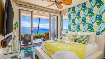 3 bedrooms, in-room safe, iron/ironing board, travel cot