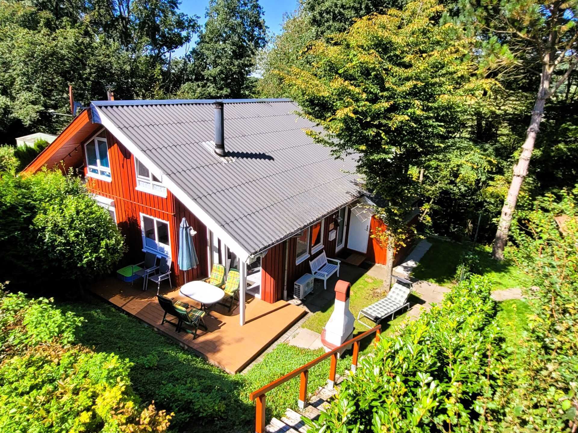 Ferienhaus Nora, 70qm, 3 Schlafzimmer-Haus Nora direkt am Wald