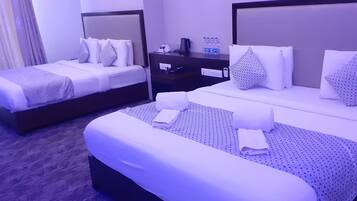 Habitació familiar | Llençols de cotó egipci i roba de llit d'alta qualitat