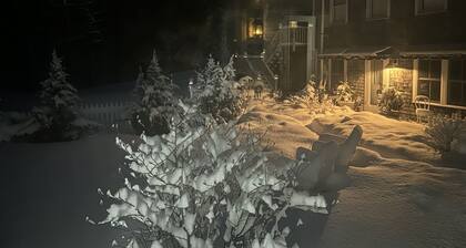 Chic Farmhouse Guest Cottage, ROW yksityiselle rannalle, A / C