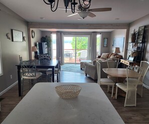 Dining - Beautiful, LAKEFRONT Home at Lake of Egypt! Private dock, boat house and Beach! (Creal Springs)