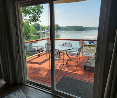 Beautiful, LAKEFRONT Home at Lake of Egypt! Private dock, boat house and Beach!