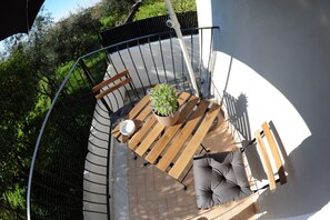 Vierpersoonskamer (Terra) | Balkon