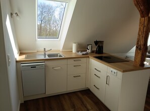 Kühlschrank, Ofen, Herdplatte, Geschirrspüler