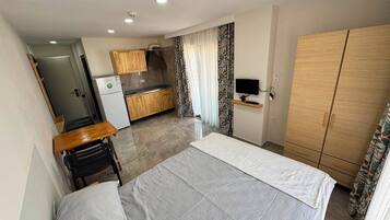 Basic Studio, City View | 1 bedroom, premium bedding, desk, laptop workspace