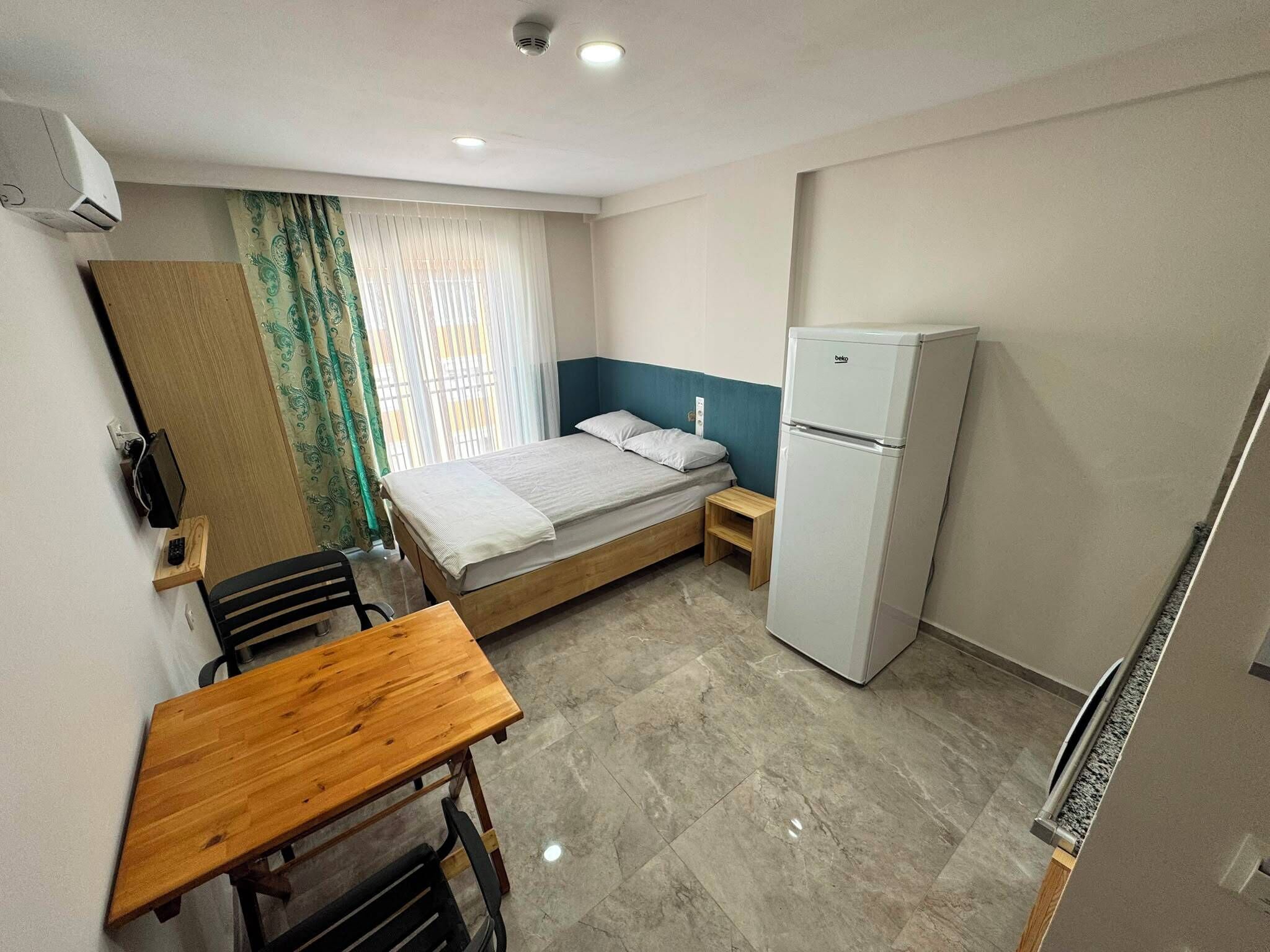Basic Studio, City View | 1 bedroom, premium bedding, desk, laptop workspace