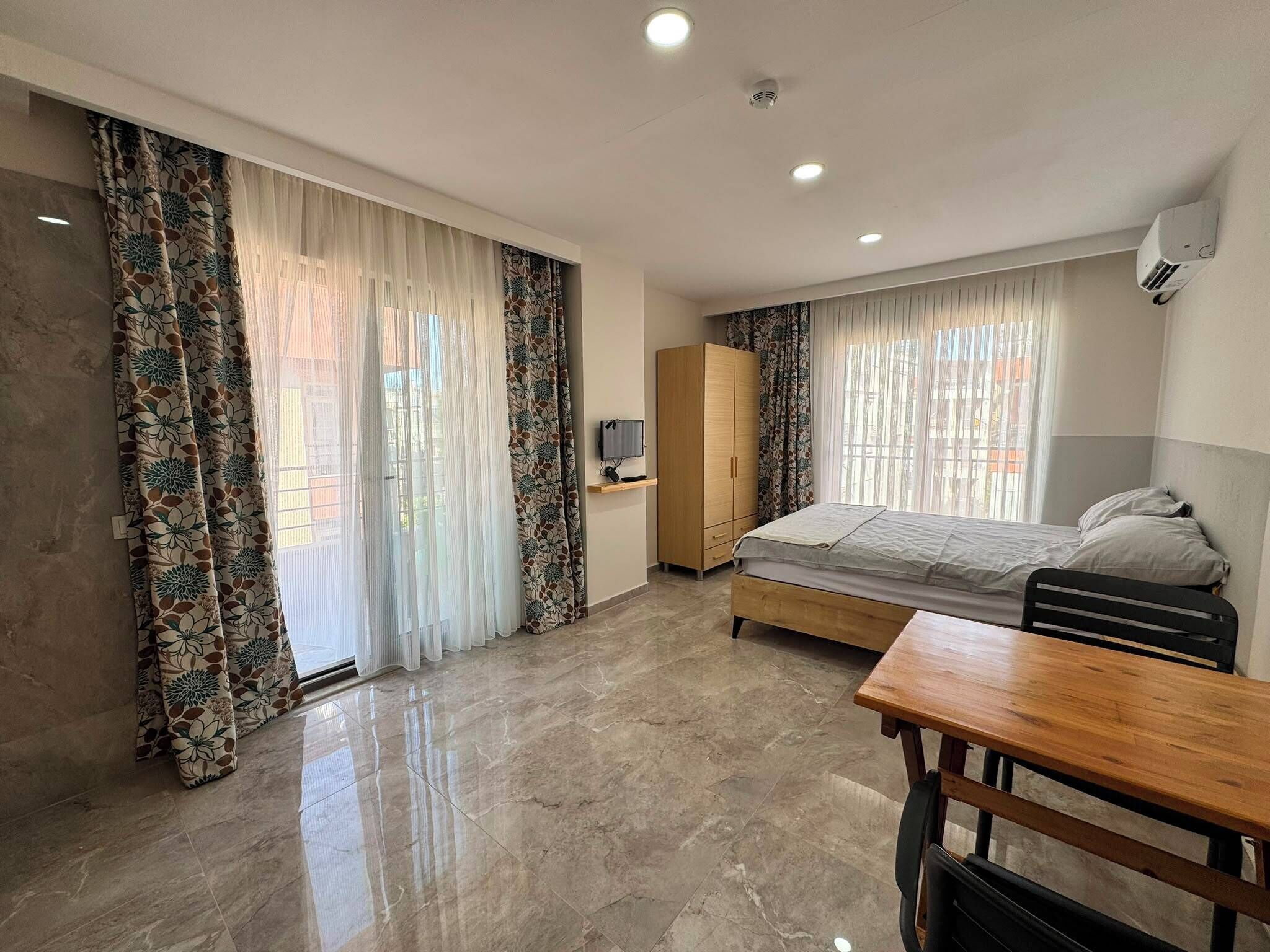 Basic Studio, City View | 1 bedroom, premium bedding, desk, laptop workspace