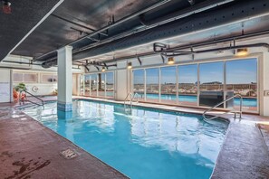 Indoor pool, a heated pool