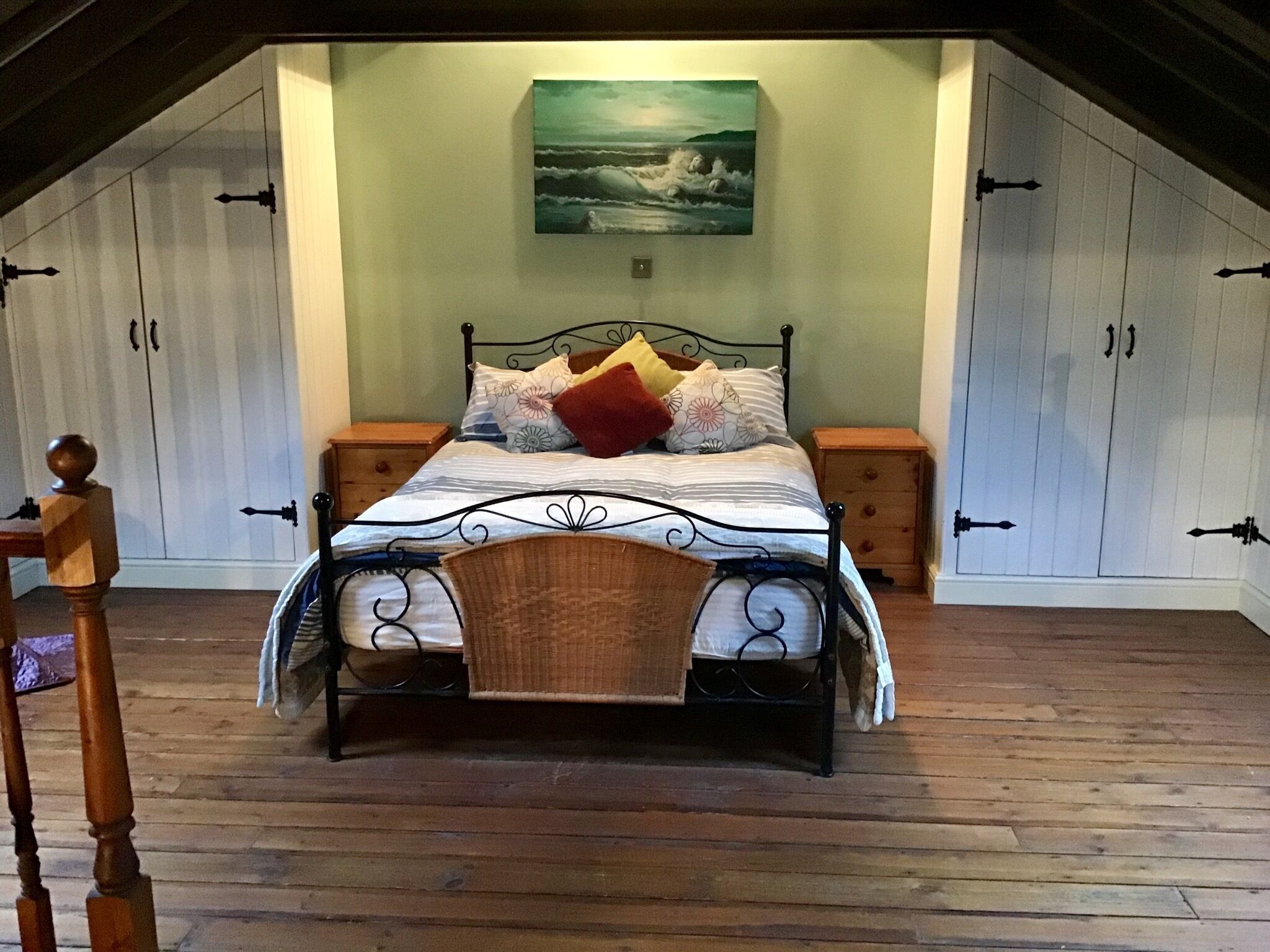 1 bedroom, iron/ironing board, bed sheets