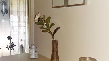 Apartment | Living area | LED TV, DVD player, MP3 dock