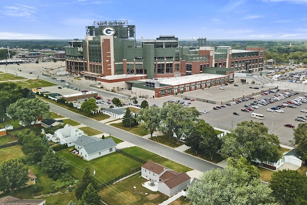 Aerial of Lambeau from Pack Shack 3!