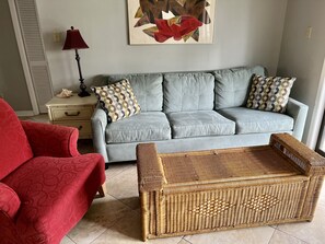 TV, DVD player, video library - Orange Beach condo nicely remodeled, complex on water, pier for boat and fishing (Orange Beach)
