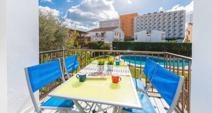 ES MALLORQUI - Apartment with shared pool in Port d'Alcúdia. Free WIFI.