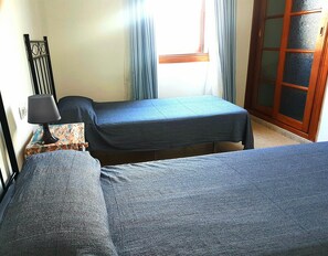 2 bedrooms, in-room safe, iron/ironing board, WiFi