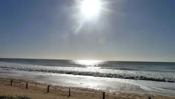 Beach nearby, sun-loungers