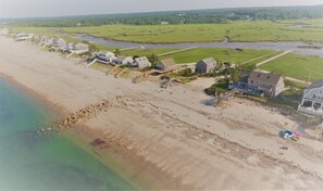 Accommodatie ligt op het strand